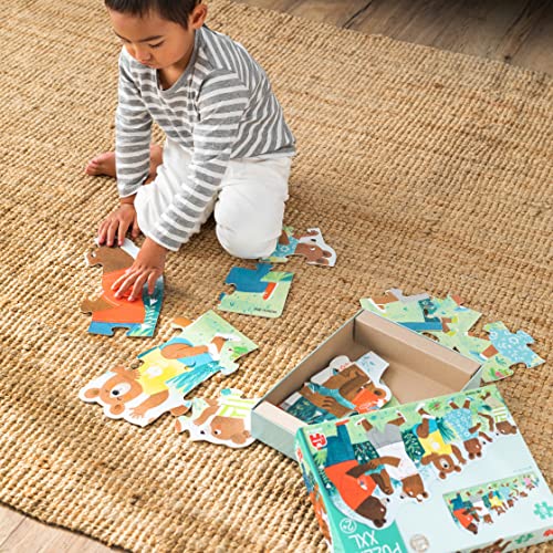 Goula - Puzzle XXL Bear Family para niños a partir de 3 años