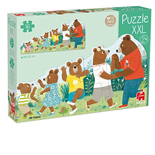 Goula - Puzzle XXL Bear Family para niños a partir de 3 años