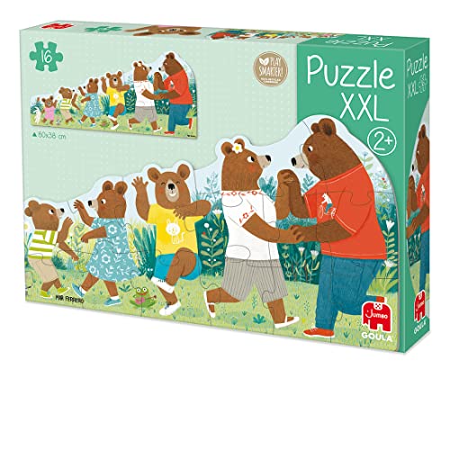 Goula - Puzzle XXL Bear Family para niños a partir de 3 años