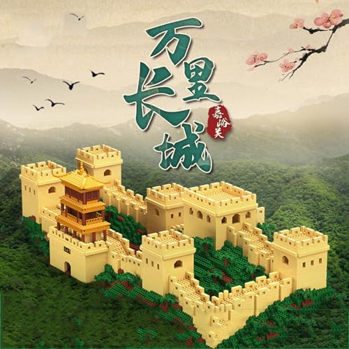 Gran Muralla China Micro Bloques Construcción 4923 Piezas La Gran Muralla China Bloques Construcción Conjuntos Arquitectura Gran Muralla China Modelo Juguetes Regalo Niños Adultos