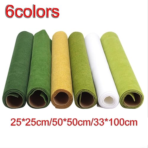 Grass Landscape Mat Rolls Wargame Scenery Sand Table Railway Model Accessories