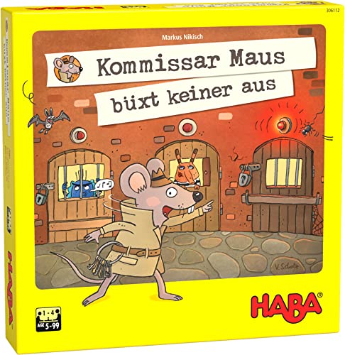 HABA- Kommissar Maus Traer Juegos M, Multicolor (306112)