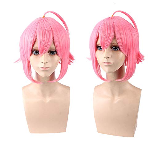 Halloween Fashion Christmas Party Dress Up Wig Idol Dream Festival Ji Gong Tao Li Pink Upturned Cosplay Wig