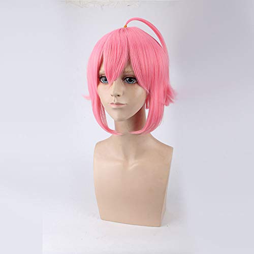 Halloween Fashion Christmas Party Dress Up Wig Idol Dream Festival Ji Gong Tao Li Pink Upturned Cosplay Wig