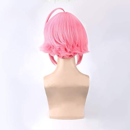 Halloween Fashion Christmas Party Dress Up Wig Idol Dream Festival Ji Gong Tao Li Pink Upturned Cosplay Wig