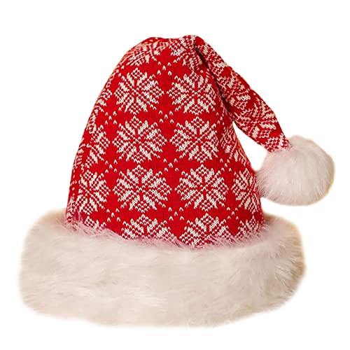 Haloppe Gorro de Navidad con diseño de alce, muñeco de nieve, Papá Noel, decoración suave