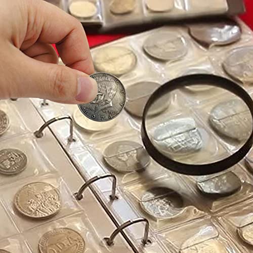 HAMAGI Medio dólar | Monedas Antiguas sin Circular coleccionables chapadas en Plata - Monedas Redondas Medio dólar con Calavera para Recuerdo, Monedas latón conmemorativas para Amantes