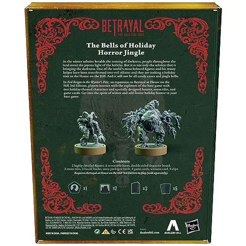 Hasbro Gaming Betrayal Evil Reigns in The Wynter's Pale The Yuletide Tale Expansion | A partir de 12 años | Requiere traición en HOTH 3rd Edition para jugar