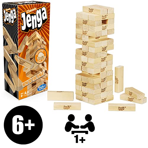 Hasbro Gaming - Jenga, Juego de Habilidad (versión en inglés)