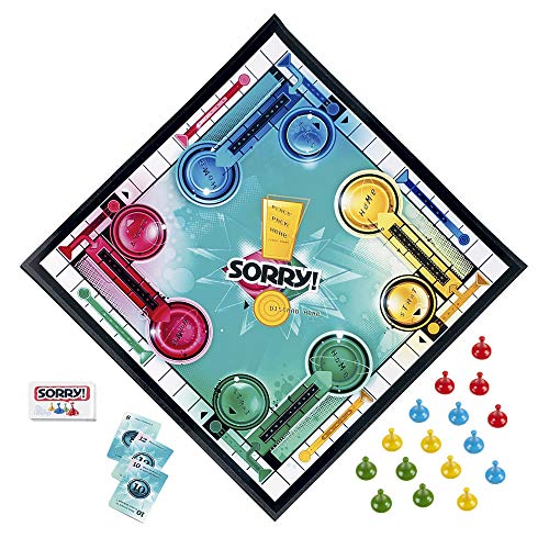 Hasbro Gaming Sorry! Parker Brothers Family Juego de mesa para 2 a 4 jugadores de 6 años en adelante (exclusivo de Amazon)