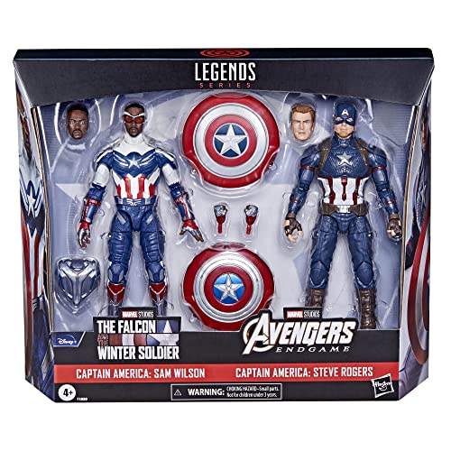 Hasbro Pack Figuras acción Capitán América y Falcon 15cm (F5880)