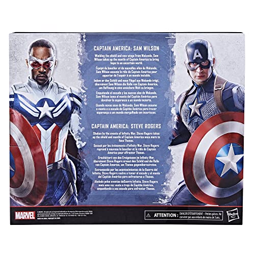 Hasbro Pack Figuras acción Capitán América y Falcon 15cm (F5880)