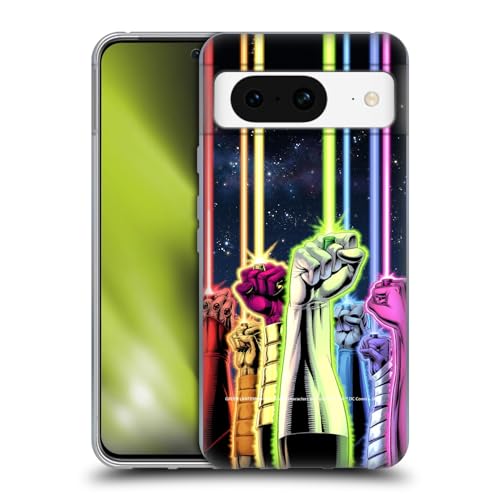 Head Case Designs Licenciado Oficialmente Green Lantern DC Comics Anillos de Potencia Portadas de cómics Caso Funda de Gel Suave Compatible con Google Pixel 8