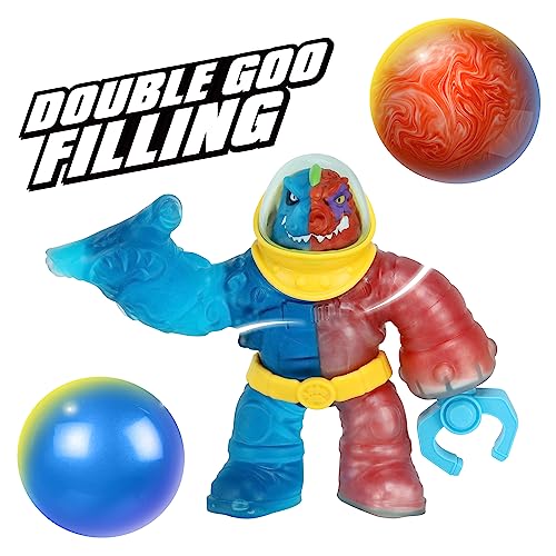 Heroes of Goo Jit Zu Deep GOO Sea – Figura Tyro de 16,5 cm con Potencia de Limo 2 en 1, súper elástica y elástica