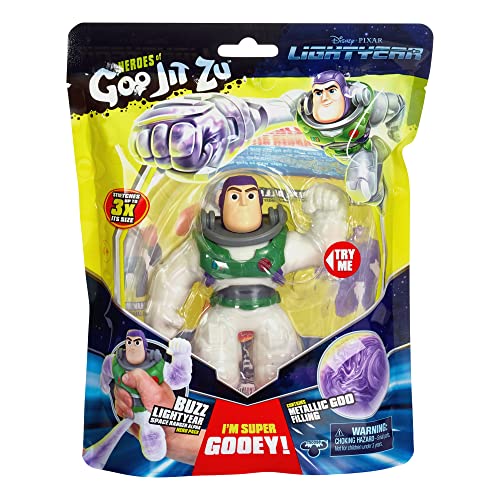 Heroes of Goo Jit Zu Lightyear Hero Pack - Alpha Buzz, Squishy, Stretchy, Gooey Hero.