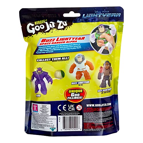 Heroes of Goo Jit Zu Lightyear Hero Pack - Alpha Buzz, Squishy, Stretchy, Gooey Hero.