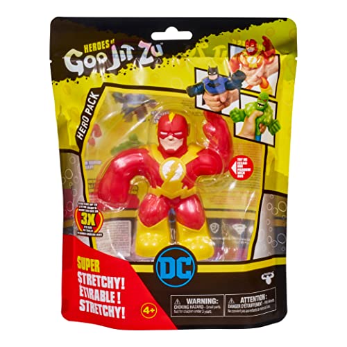 Heroes of Goo Jit Zu Pack DC Héroes – Superglibbriger Speed Armor Flash – Figura de acción de 6,3 cm