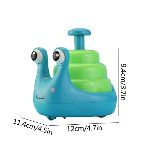 HINAA Caracol Press and Go,Juguetes Cuerda en Forma Caracol para niños con música Ligera - relojería a Juego para el Retorno los niños Juguetes inerciales Regalos