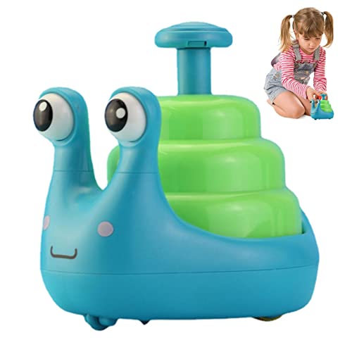 HINAA Caracol Press and Go,Juguetes Cuerda en Forma Caracol para niños con música Ligera - relojería a Juego para el Retorno los niños Juguetes inerciales Regalos