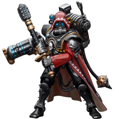 HiPlay JoyToy Warhammer 40K Figura coleccionable: Adeptus Mechanicus Skitarii Ranger Alpha 1:18 Figuras de acción JT7844 (Ranger Alpha)