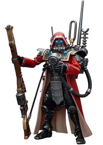 HiPlay JoyToy Warhammer 40K Figura coleccionable: Adeptus Mechanicus Skitarii Ranger con correa de datos a escala 1:18 figuras de acción JT7868 (Ranger con correa de datos)