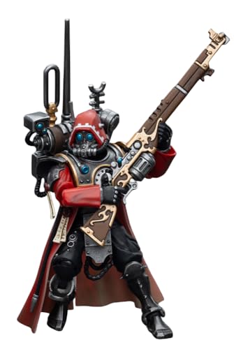 HiPlay JoyToy Warhammer 40K Figura coleccionable: Adeptus Mechanicus Skitarii Ranger con correa de datos a escala 1:18 figuras de acción JT7868 (Ranger con correa de datos)