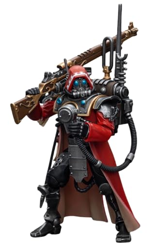 HiPlay JoyToy Warhammer 40K Figura coleccionable: Adeptus Mechanicus Skitarii Ranger con correa de datos a escala 1:18 figuras de acción JT7868 (Ranger con correa de datos)