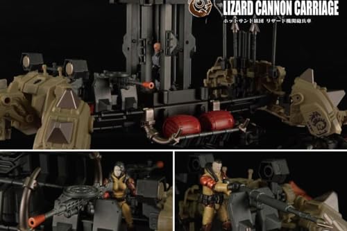 HiPlay TOYS ALLIANCE - Juego completo de figuras coleccionables: Royal Merchant Guild Trekking Tortoise Destroyer, escala 1:35, figura de acción en miniatura ARC-36 (carruaje de cañón de lagarto de