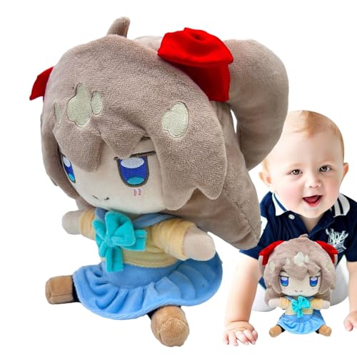 Hit VTu-BER - Muñeca de peluche periférica Hi-yori Momose, peluches Ne-URO-sa-ma, versión Chubby Q, peluche de anime para niña, muñeca de peluche suave de personajes de dibujos animados, juguetes de