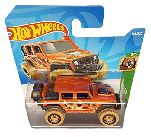 Hot Wheels - ´17 Jeep Wrangler - Mud Studs 3/5 - HCY03 - Short Card - Treasure Hunt - Mattel 2022