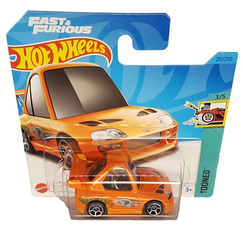 Hot Wheels - ´94 Toyota Supra - Tooned 3/5 - HKG62 - Short Card - Fast & Furious - Mattel 2023