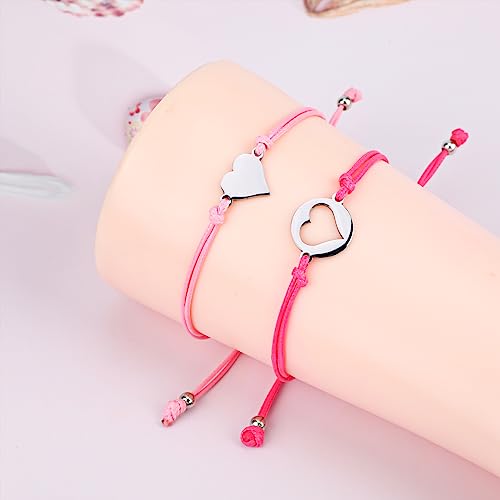 HOWAF Back to School Accessories, Schulanfang Card Back to School Card Heart Bracelets Welcome Ready to Learn Classroom Party Supplies for School Classroom Decorations