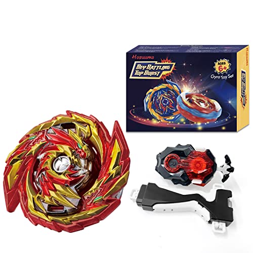 Hozuumo Peonzas Burst Batalla, Bey Bay Blade Turbo Metal Fusion, para Niños Día del Niño, Regalo De Cumpleaños, Juguetes para Niños Mayores de 6 Años, B-155