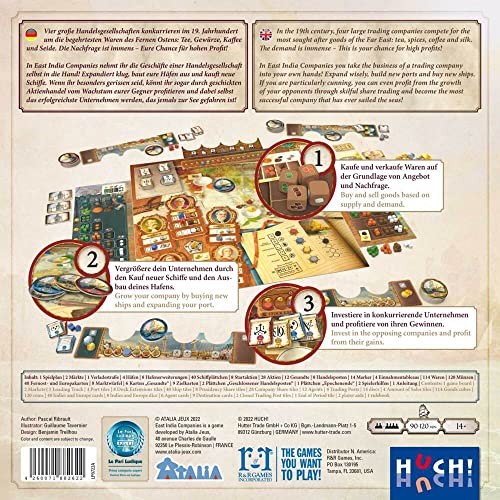 HUCH! East India Companies - Juego de Estrategia para 2 a 4 Jugadores, a Partir de 12 años