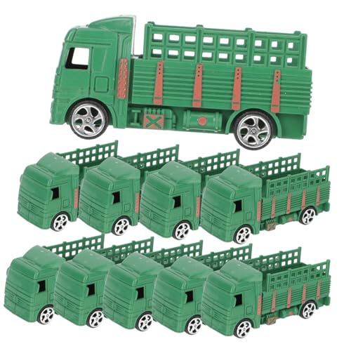 ibasenice 10 Uds Mini Decoración Coches Clásicos Decoraciones Para El Hogar Camiones Tonka Semi Camión De Juguete Tanque Rc Mesa De Arena Kits De Modelos De Camiones De Coche Estatua De