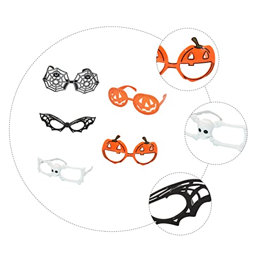 ibasenice 5 Uds Gafas Disfraces De Niños Gafas De Sol De Moda Gafas De Sol Para Graduación Halloween Truco O Trato Juguetes Halloween Cosplay Gafas Disfraz Gafas Gafas De Halloween