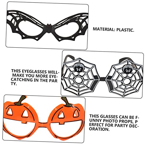 ibasenice 5 Uds Gafas Disfraces De Niños Gafas De Sol De Moda Gafas De Sol Para Graduación Halloween Truco O Trato Juguetes Halloween Cosplay Gafas Disfraz Gafas Gafas De Halloween