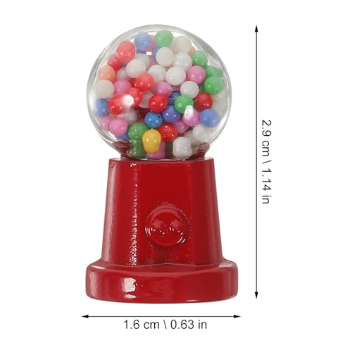 ibasenice Mini Máquina De Dulces Mini Caja Dispensadora De Caramelos Banco De Chicles Máquina Ganadora De Premios De Juguete Dispensador De Chicle Juego De Comida Aleación Ob11 Decoraciones