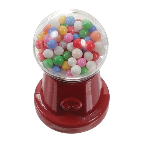 ibasenice Mini Máquina De Dulces Mini Caja Dispensadora De Caramelos Banco De Chicles Máquina Ganadora De Premios De Juguete Dispensador De Chicle Juego De Comida Aleación Ob11 Decoraciones