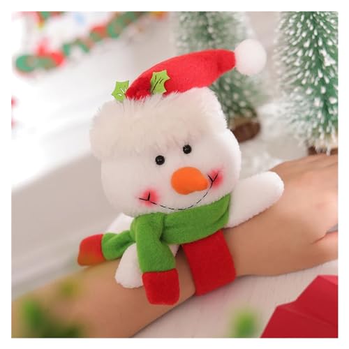 IBLUON diademas navideñas, Pulsera de muñeco de nieve de alce navideño, anillos rotos, regalos navideños, 1 unidad (Color : Green)