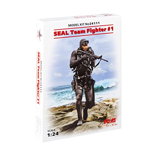 ICM- 1:24 - S.E.A.L. Team Fighter #1, Color Rosso (ICM24111)