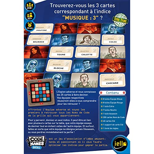 IELLO - 51397 - CodeNames Quebec (versión francesa)