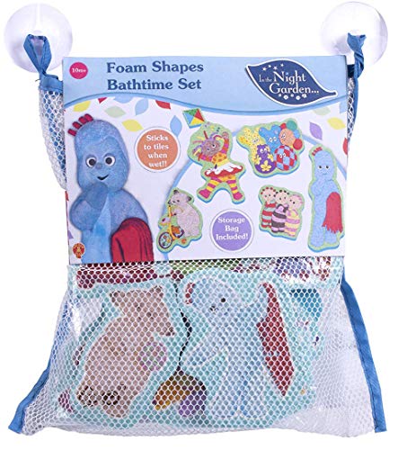 IN THE NIGHT GARDEN 1684 30 Foam Pieces Featuring Key Characters Including Igglepiggle, Upsy Daisy, Makka Pakka & More, Bath Time Fun for Kids Age 2+, Multi