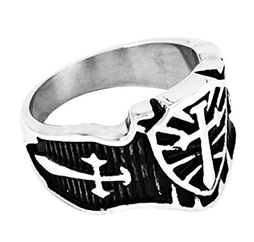 Inception PRO Infinite - Anillo medieval para hombre espada cruz celta idea regalo Navidad y cumpleaños - Idea de regalo, Acero inoxidable