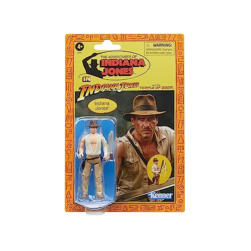 Indiana Jones y el templo de la perdición - Figura de Indiana Jones Retro Collection de 9,5 cm