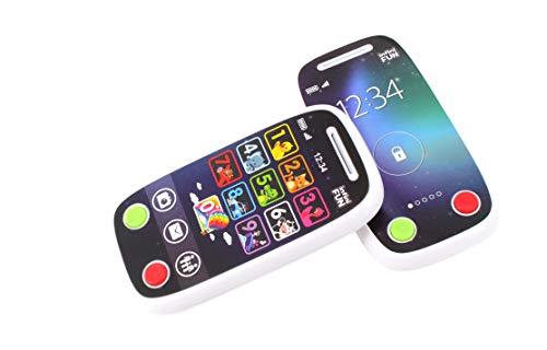 Infini Fun, My First Phone Duo, juguete educativo para el aprendizaje temprano, teléfono para bebés, 12 meses