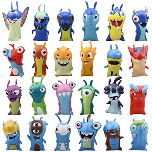 IQEPXTGO Slugterra Figures Decoración para Tartas De Cumpleaños, Decorativas De para Cupcakes Minifiguras Juguetes Party Pastel Suministros, Mini Juego De Figuras Tarta Cake Topper Set