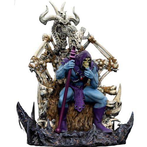 Iron Studios Estatua Art Scale 1/10 Skeletor on Throne Deluxe Masters of The Universe 29 cm