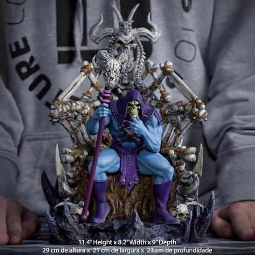 Iron Studios Estatua Art Scale 1/10 Skeletor on Throne Deluxe Masters of The Universe 29 cm