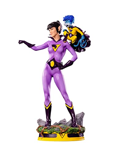 Iron Studios Juego de 2 Bolas de Arte DC Cómics Wonder Twins Fija Exclusiva